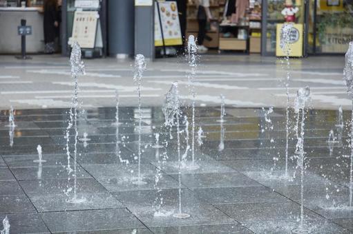 噴水 噴水 噴水,水,水場の写真素材
