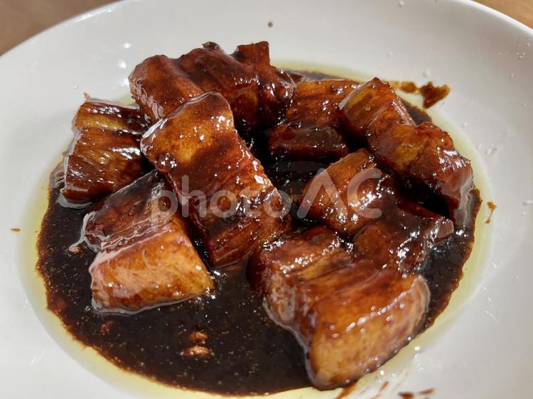 東京、中華料理のトンポーロー 東京,料理,食事の写真素材