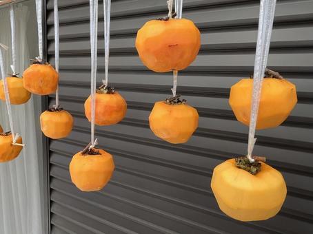 干し柿 干し柿,柿,くだものの写真素材