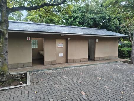 情緒あるトイレ 情緒あるトイレ 江戸川区,西葛西,宇喜田公園の写真素材