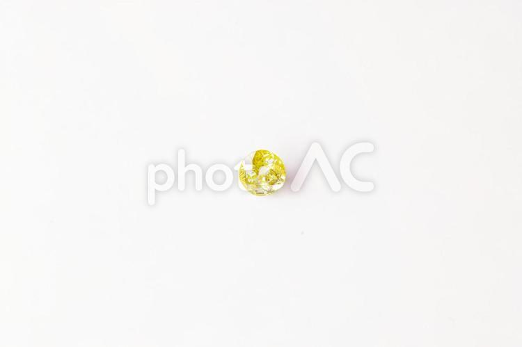 イエローサファイアのルース1 サファイア,イエローサファイア,コランダムの写真素材