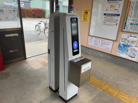 大宝駅 簡易改札機(出場) 大宝駅 簡易改札機(出場) 鉄道,電車,列車の写真素材