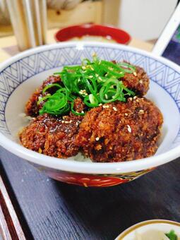 ヒレカツ丼 ヒレカツ,揚げ物,グルメの写真素材