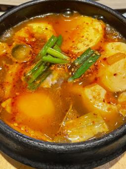 豆腐チゲ 豆腐チゲの写真
