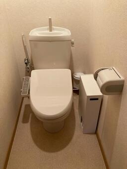 清潔感のある温水洗浄付きトイレ トイレ,洋式トイレ,温水洗浄便座の写真素材