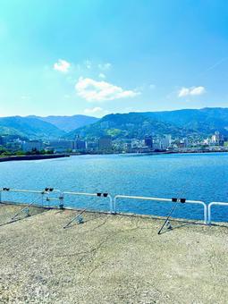 熱海の海の釣り堀の写真素材2 熱海の海の釣り堀の写真素材2の写真