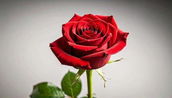 一輪の薔薇の花 一輪の薔薇の花の写真