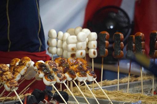Photo, summer festival, dango, a stall, 