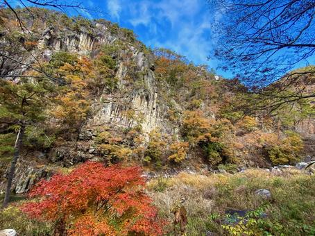昇仙峡の紅葉 昇仙峡の紅葉 昇仙峡,昇仙峡ライン,秋の写真素材