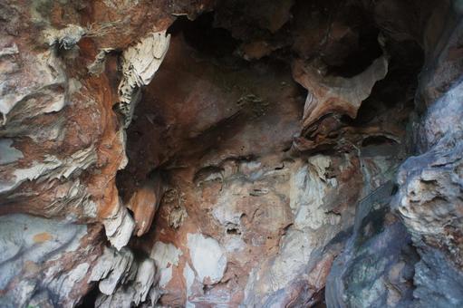 Photo, a stalactite, limestone, cave, 