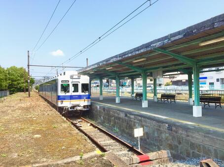 【大阪府】多奈川駅（南海多奈川線） 大阪,大阪府,南海の写真素材