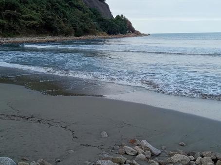 汐汲浜周辺の風景 汐汲浜周辺の風景 海,山,海水浴の写真素材