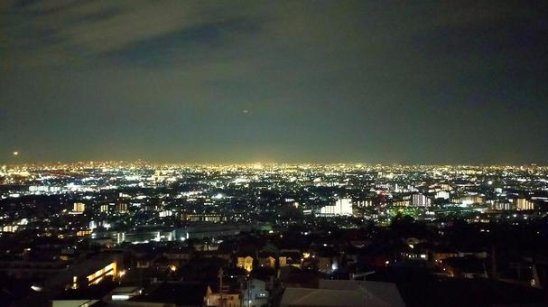 大都市の夜景と夜空 大都市の夜景と夜空 夜景,夜空,大都市の写真素材