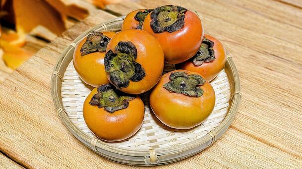 柿-01 柿,デザート,食べ物の写真素材