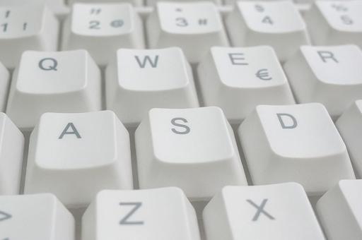 キーボード(アップ) キーボード(アップ)の写真