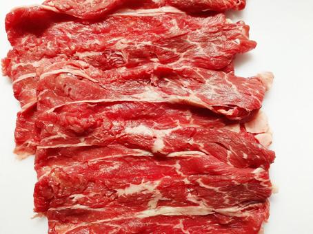 国産牛肉肩ロースうす切り 国産牛肉肩ロースうす切りの写真