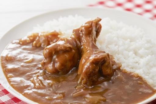 ホロっと柔らかい鶏手羽元カレー ホロっと柔らかい鶏手羽元カレー 手羽元カレー,カレーライス,手羽元の写真素材