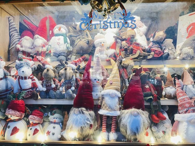 クリスマスのぬいぐるみたち クリスマス,クリスマスマーケット,クリスマスイベントの写真素材