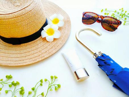 UVケア 夏のイメージ UVケア 夏のイメージ 紫外線,uvケア,対策の写真素材