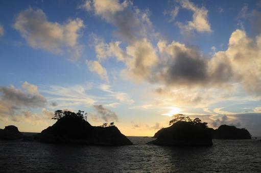 Sunset at Dogashima Norihama Beach, JPG Sunset at Dogashima Norihama Beach, JPG