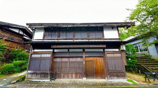 情緒漂う妻籠宿の風景 情緒漂う妻籠宿の風景 妻籠,宿場町,旅籠の写真素材