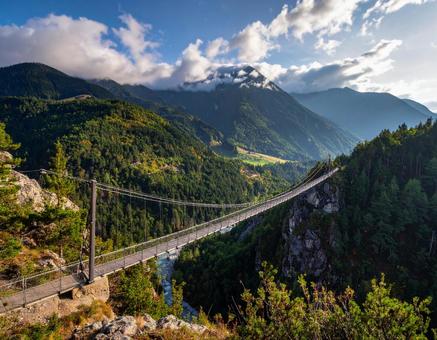 橋の風景 橋の風景の写真