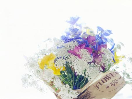 フラワーギフト フラワーギフト 花束,感謝,手作りの写真素材