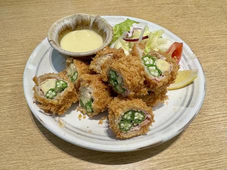 Vegetable-wrapped pork loin cutlet, JPG