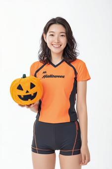 ハロウィンユニフォーム女子 ハロウィンユニフォーム女子の写真