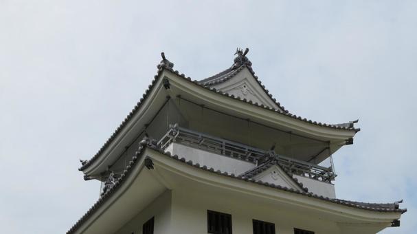 大草城 模擬天守 大草城 模擬天守 大草城,織田有楽斎,織田長益の写真素材