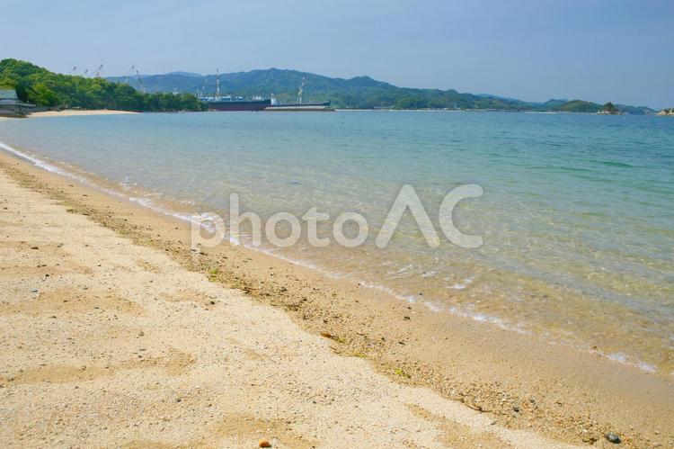 今治市大西町鴨池海岸-03 今治市,大西町,鴨池海岸の写真素材