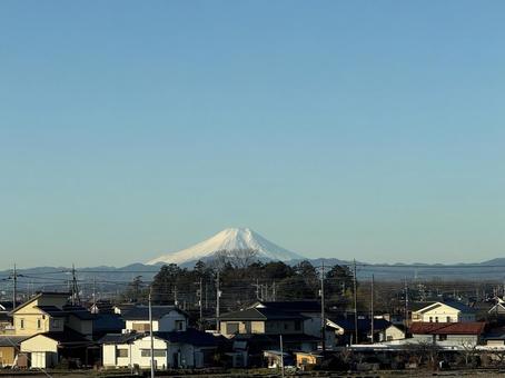 富士山 富士山 富士山,街並み,自然の写真素材