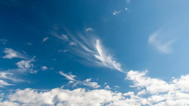秋の空8 秋,秋空,爽やかな青空の写真素材