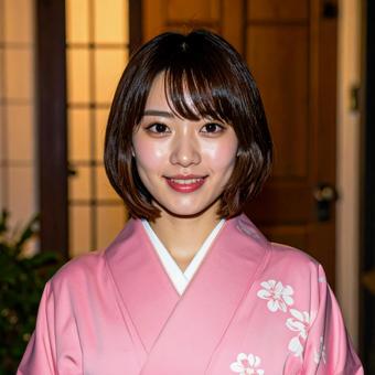 夏祭りに出掛けますの写真