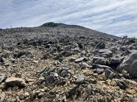 霊仙山 岩稜地帯3 霊仙山 岩稜地帯3 霊仙山,登山,トレッキングの写真素材