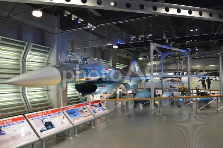 航空自衛隊エアーパーク 公共施設,飛行機,自衛隊の写真素材