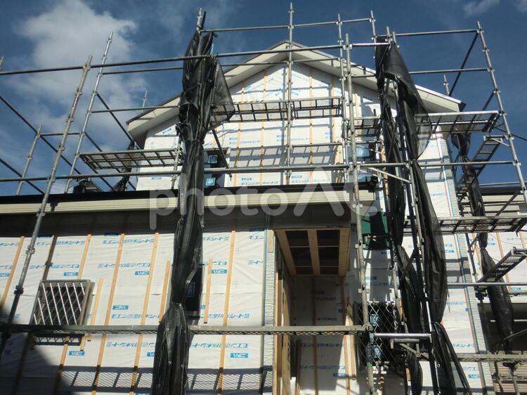 建築中の家 建築,住宅,家の写真素材