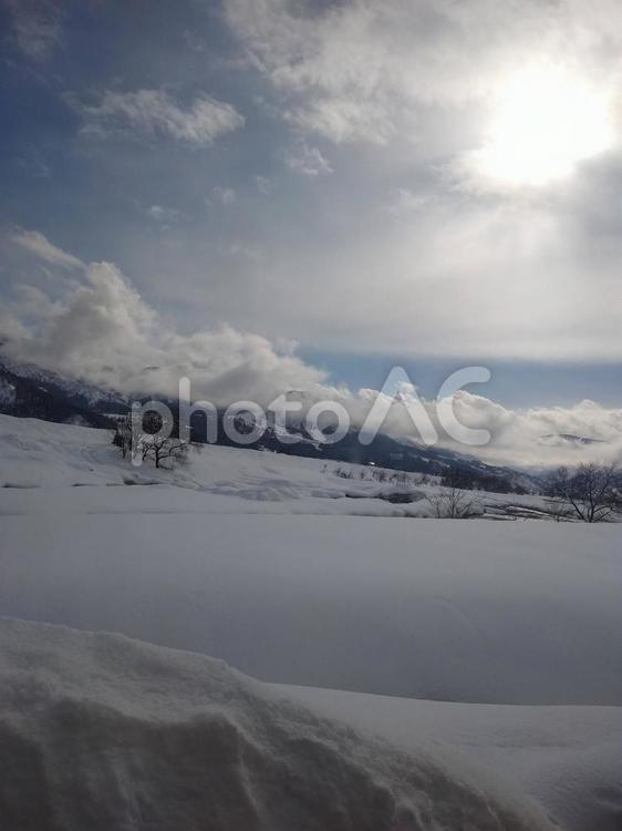 標高の高い雪景色 雪,雪景色,高所の写真素材