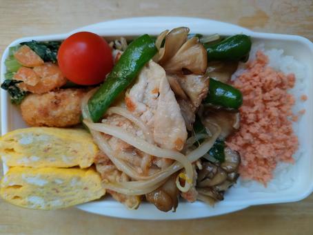 しゃぶしゃぶ肉野菜炒め弁当! しゃぶしゃぶ肉野菜炒め弁当!の写真