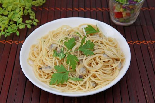 ボンゴレ ボンゴレ ボンゴレ,アサリ,パスタの写真素材