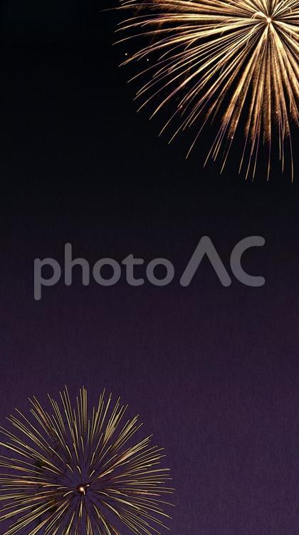 打ち上げ花火のイメージ（インスタサイズ） 花火大会,花火,カウントダウンの写真素材