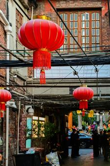 Photo, tianzifang, shanghai, townscape, 