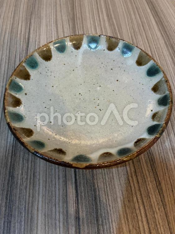 益子焼の小皿 益子焼,小皿,陶器の写真素材