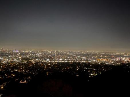 アメリカの夜景 アメリカの夜景 アメリカ,グリフィス天文台,夜景の写真素材