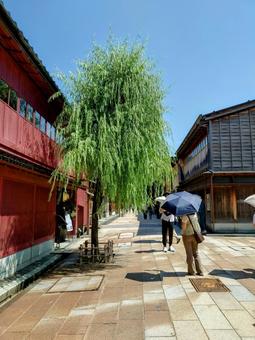 東茶屋街 東茶屋街,金沢,石川県の写真素材