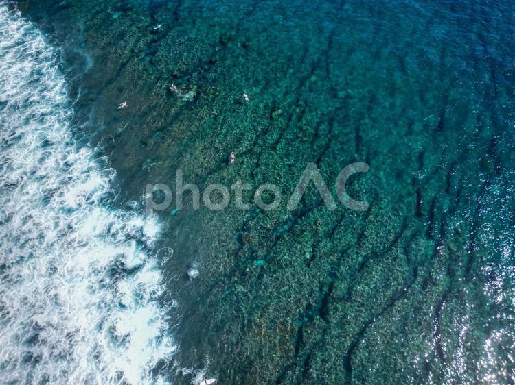 フィジーの海 背景,海のイメージ,自然の写真素材