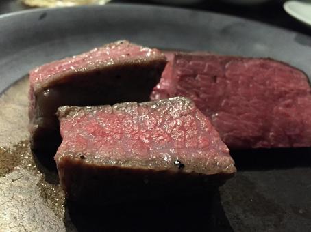 赤身ステーキの写真