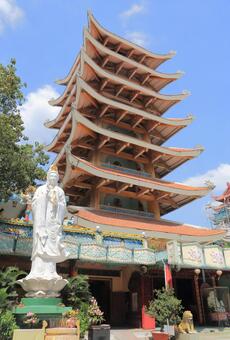 ベトナム ホーチミン市のクオック トゥ パゴダ寺院 ベトナム ホーチミン市のクオック トゥ パゴダ寺院の写真