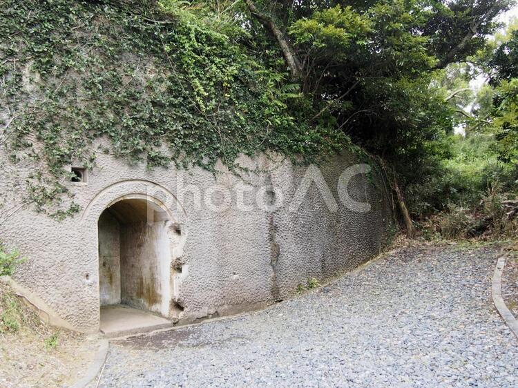 加計呂麻島の弾薬庫 加計呂麻島,弾薬庫,戦争跡の写真素材