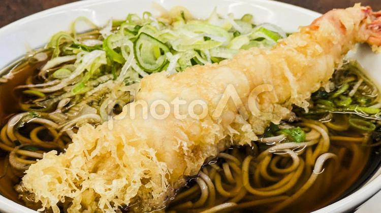 エビ天の入った蕎麦 - No: 31878902｜写真素材なら「写真AC」無料（フリー）ダウンロードOK